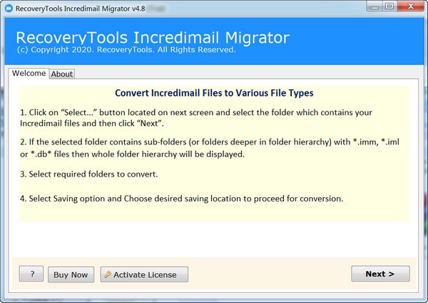 RecoveryTools  IncrediMail  Migrator(邮箱迁移工具)