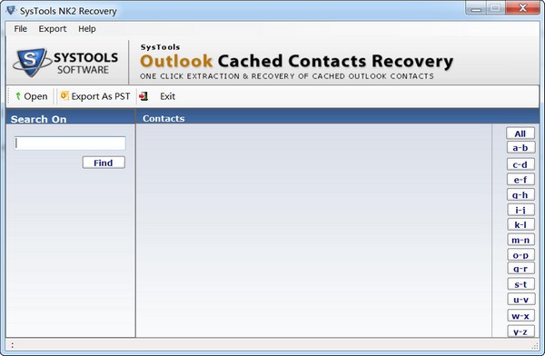 SysTools  Outlook  Cache  Contacts  Recovery(邮箱处理工具)