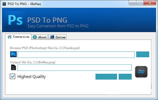 PSD  To  PNG(PSD转PNG格式工具)