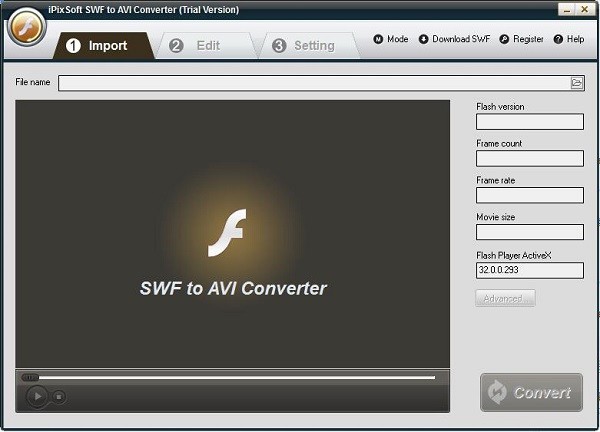 iPixSoft  SWF  to  AVI  Converter(SWF到AVI转换器)