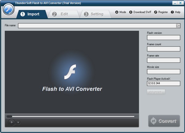 ThunderSoft  Flash  to  AVI  Converter(flash转avi工具)