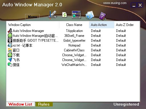 Auto  Window  Manager(自动窗口管理器)