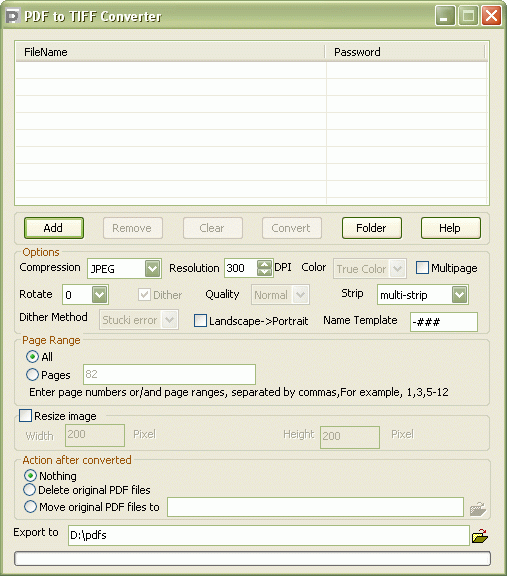 Digitzone  PDF  to  TIFF  Converter(PDF文件转换工具)