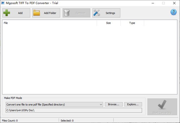 Mgosoft  TIFF  To  PDF  Converter(TIFF转PDF工具)