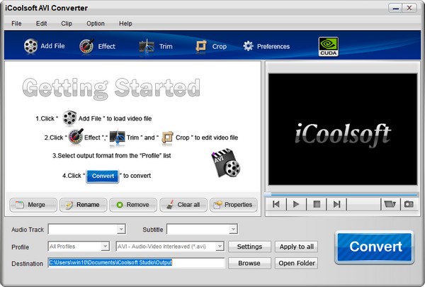 iCoolsoft  AVI  Converter(AVI视频格式转换器)