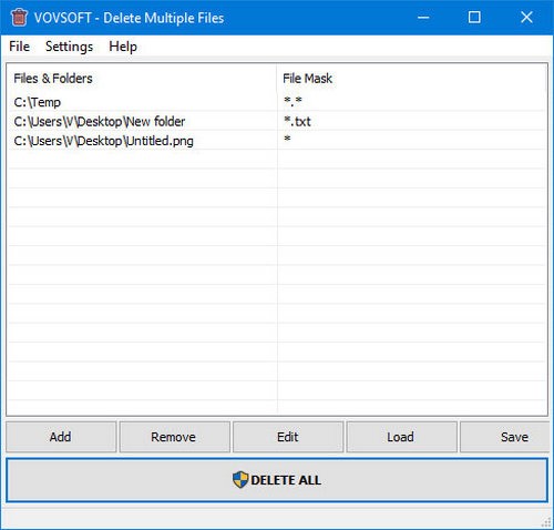 Vovsoft  Delete  Multiple  Files(文件批量删除工具)