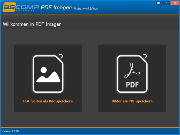 ASCOMP  PDF  Imager  Professional  Edition(PDF转图像工具)