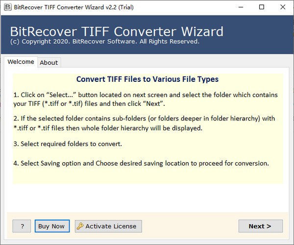 BitRecover  TIFF  Converter  Wizard(TIFF转换器)