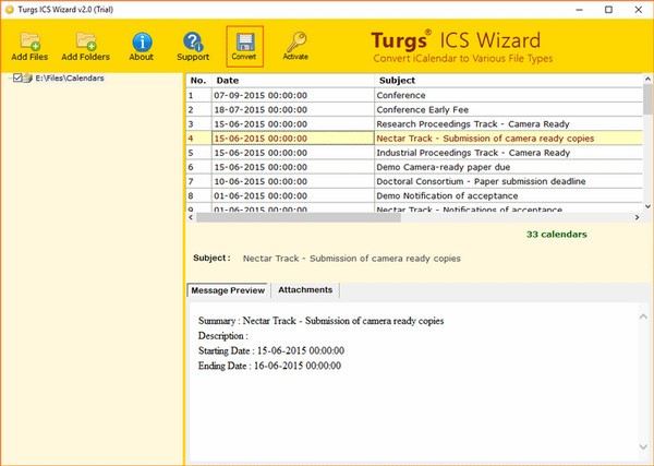 Turgs  ICS  Wizard(ICS文件转换工具)