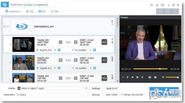 AnyMP4 Bluray  Ripper(蓝光视频转换工具)