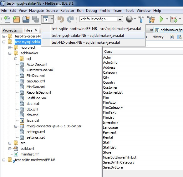 SQL  DAL  Maker(数据库生成器)