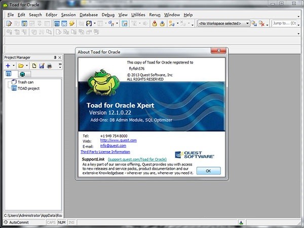 toad  for  oracle  12.1