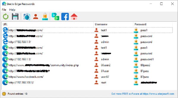 SterJo  Edge  Passwords(密码恢复工具)